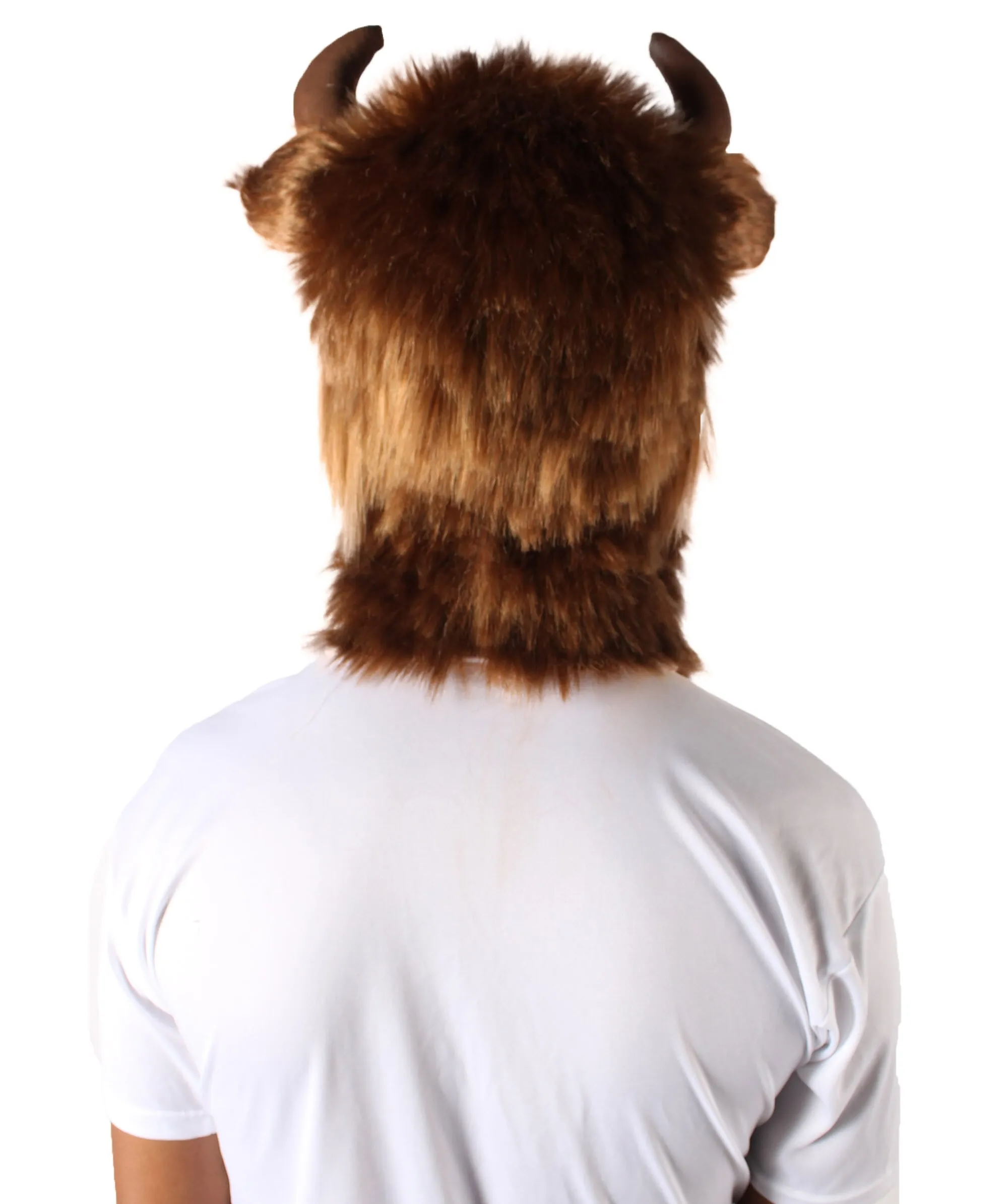 Adult Unisex Brown Yak Bull Ox Mask