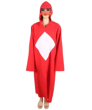 Adult Women's American Superhero Red Robe Costume | Suitable for Halloween | Flame-retardant Synthetic Fabric