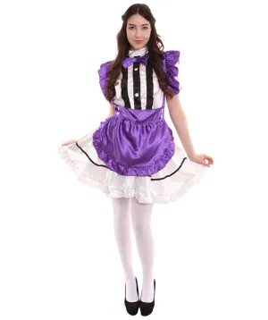 Adult Women's Anime Cosplay French Sexy Maid Fancy Uniform Costume | Medium.