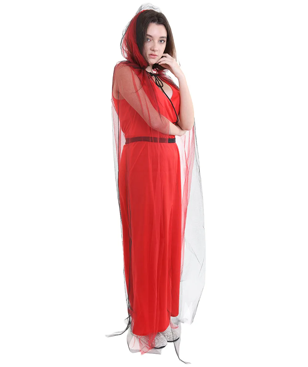 Adult Women's Demoness Costume | Red Halloween Costume