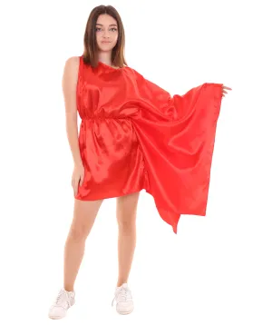 Adult Women's Flag Dress Sport Costume |  Red Cosplay Costume