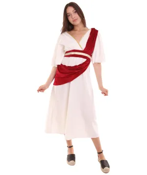 Adult Women's Greek Goddess Costume | White Cosplay Costume