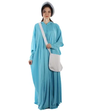 Adult Women's Handmaid Full Set Costume | Lt Blue Cosplay Costume