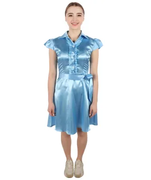 Adult Women's Sleeve Vintage Swing Dress Costume I Perfect for Halloween and Cosplay I Flame-retardant Synthetic Fabric