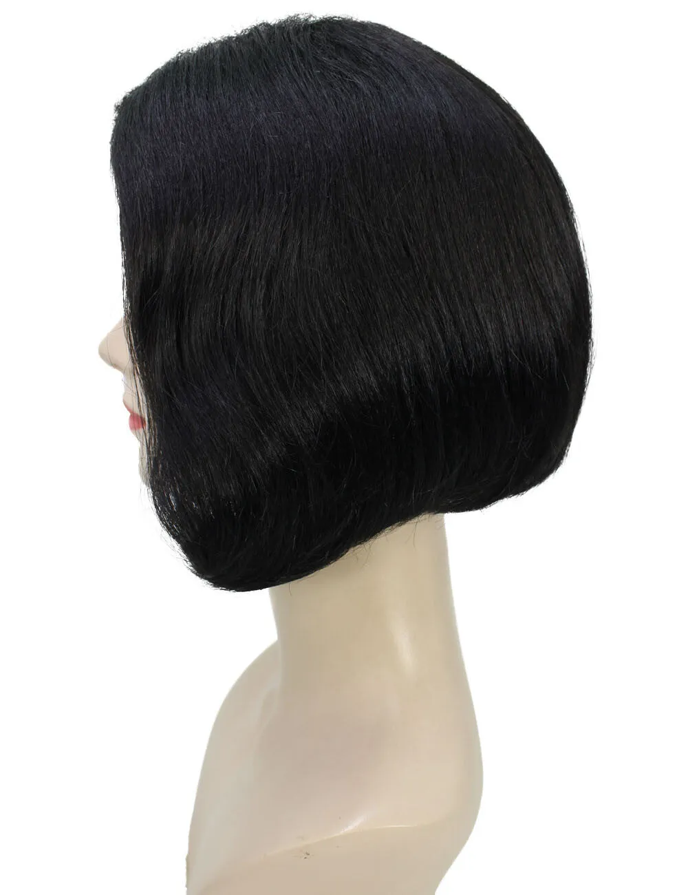 Adult Women's Straight Short Bob Black Wig | Perfect for Cosplay | Flame-retardant Synthetic Fiber