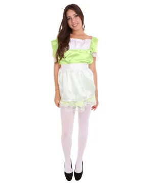 Adult Women's Traditional Maid Uniform Costume | Lime Cosplay Costume