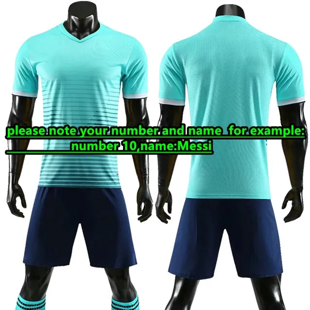 Adults Kids Custom Soccer Football Shorts Jersey Team Uniform Set