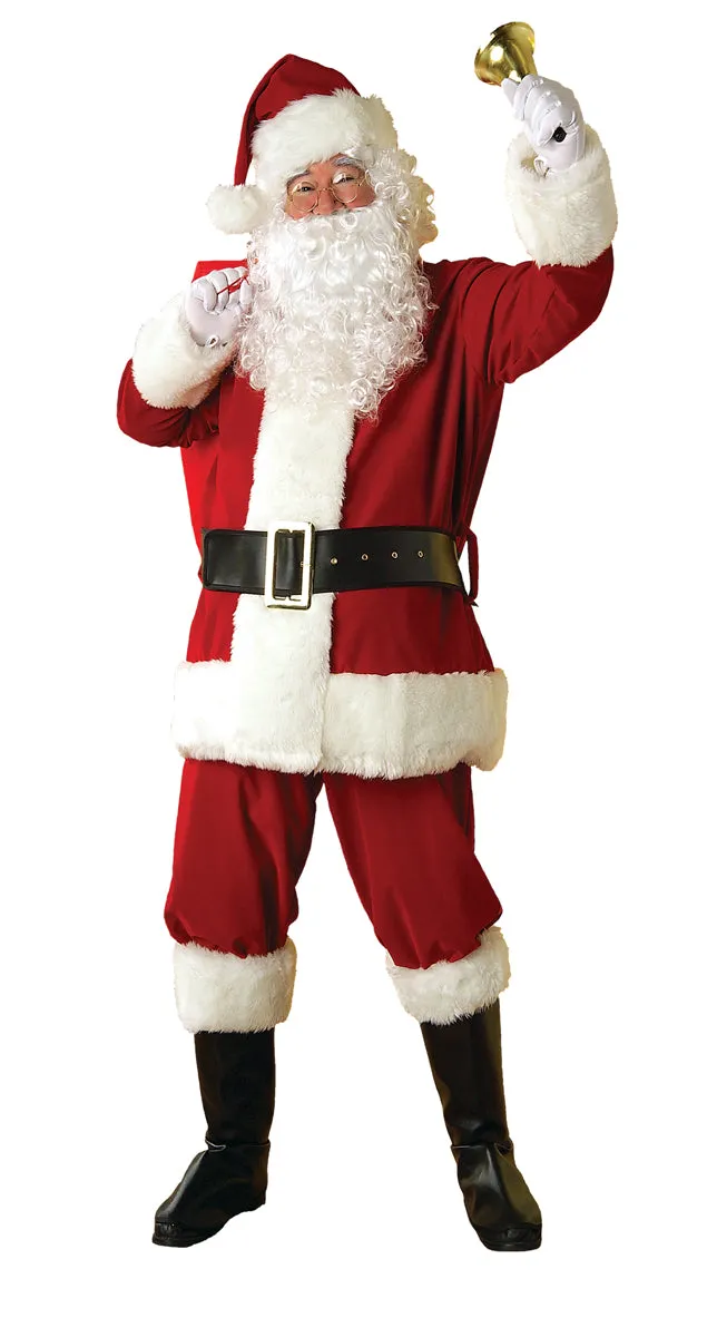 Adults Regal Plush Santa Claus Suit Costume - 3XL