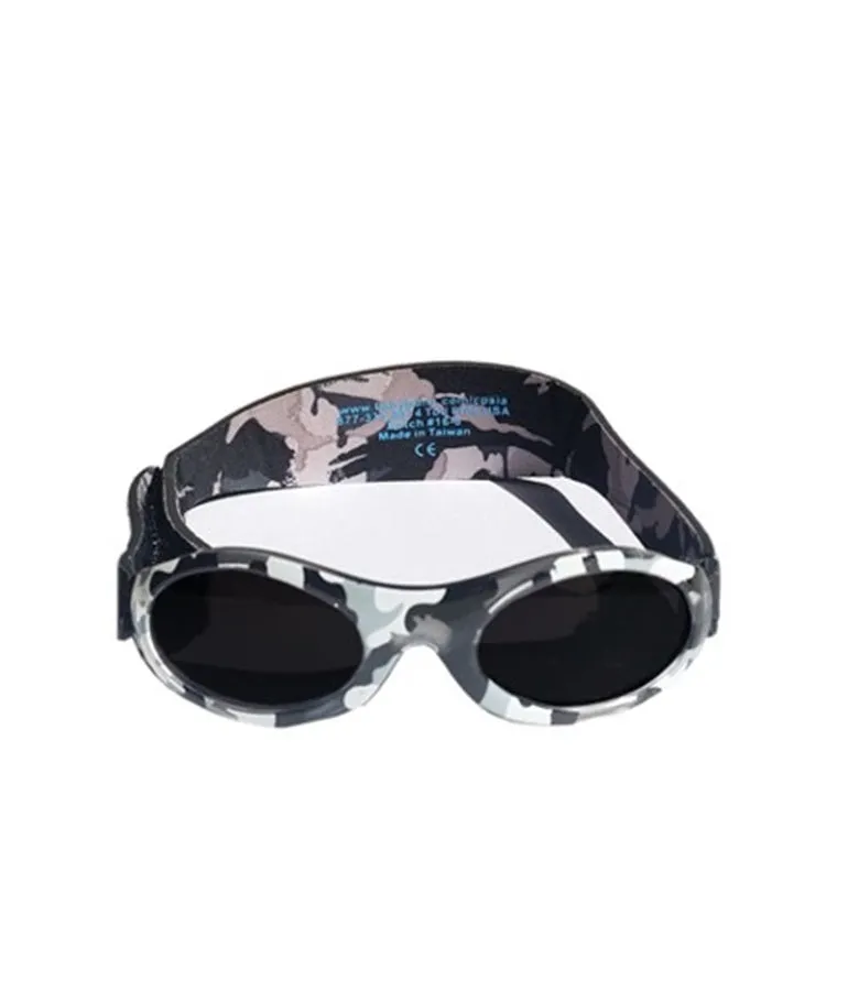 Adventure Banz Grey Camo Sunglasses for 2-5 years