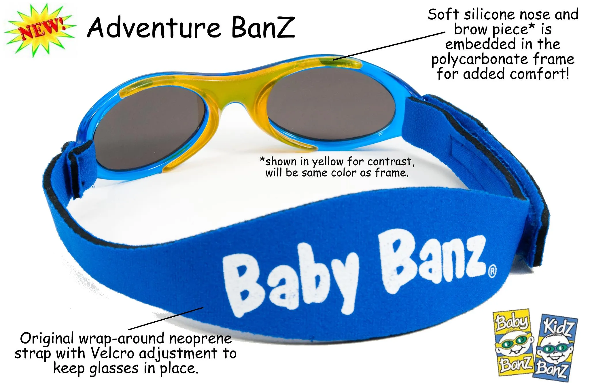 Adventure Banz Grey Camo Sunglasses for 2-5 years