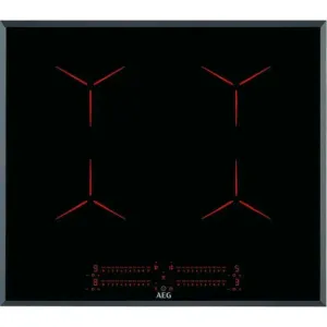 AEG 60cm 4 Zone Induction Cooktop - Pure Black