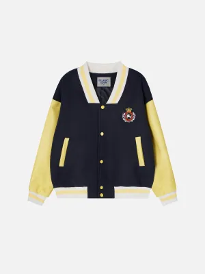 Aelfric Eden Color Blocking Varsity Jacket