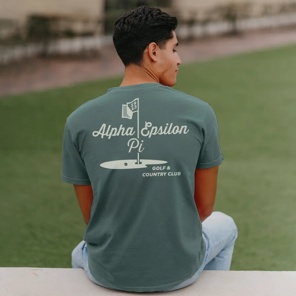 AEPi Comfort Colors Par For The Course Short Sleeve Tee