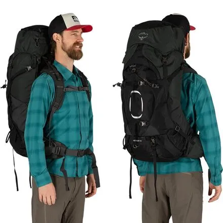 Aether Extended Fit Pack 65L Osprey Packs, Black