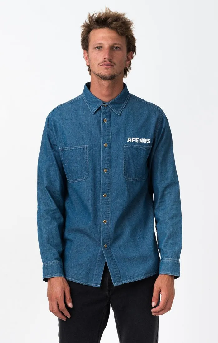 Afends Mens Hone - Long Sleeve Shirt