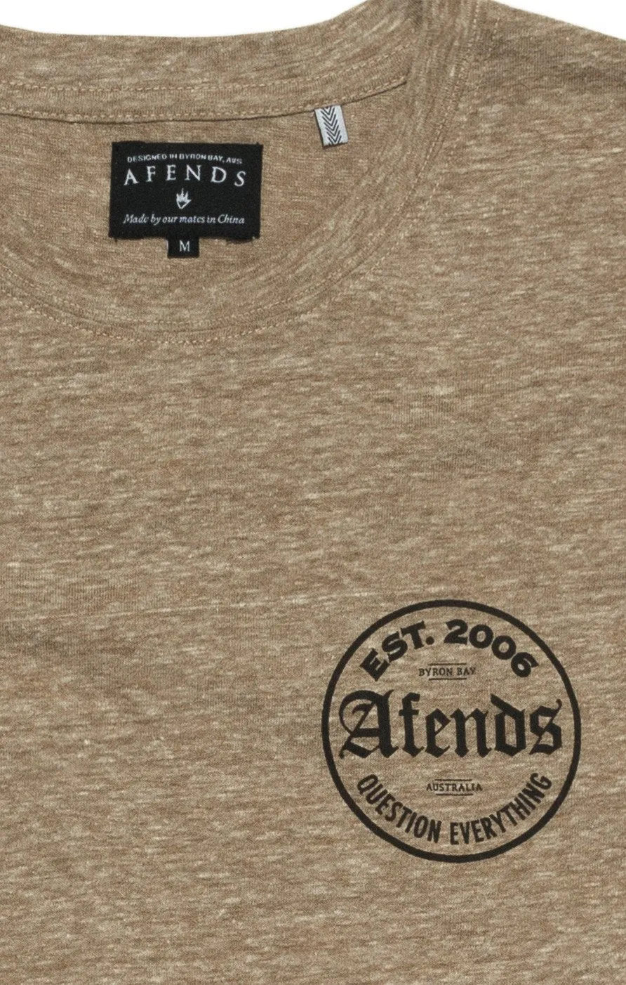 Afends Mens Oldies - Standard Fit Tee