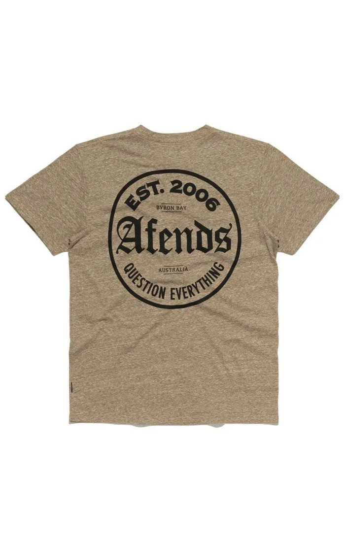 Afends Mens Oldies - Standard Fit Tee