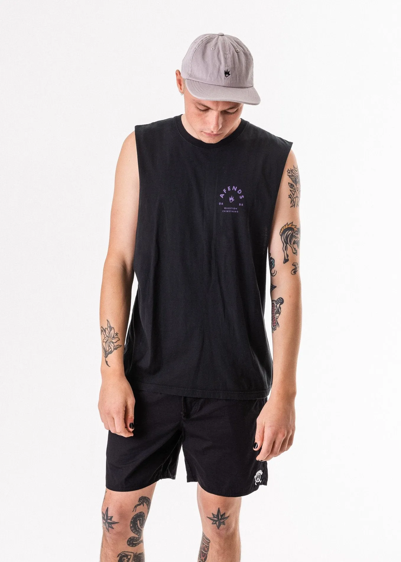 Afends Mens Roll - Bandcut Tee