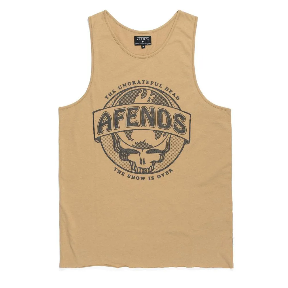 Afends Mens Shows Over - Slim Fit Singlet