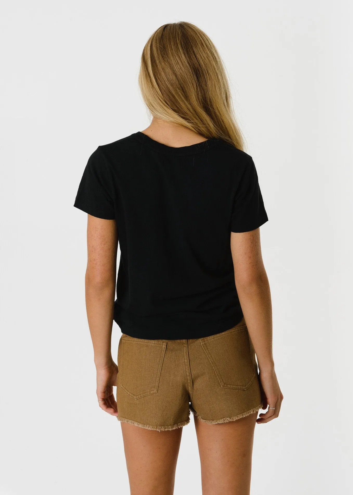 Afends Womens Afends Script - Standard Fit Tee