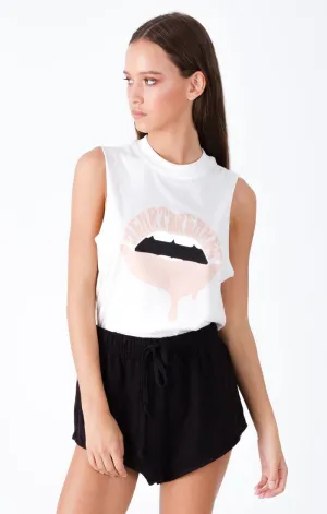 Afends Womens Rose Lips - Bandcut Tee