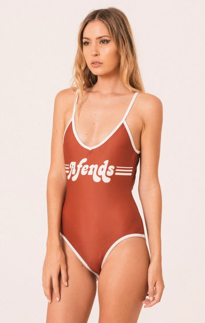 Afends Womens Summer Camp One Piece - One Piece Swimsuit