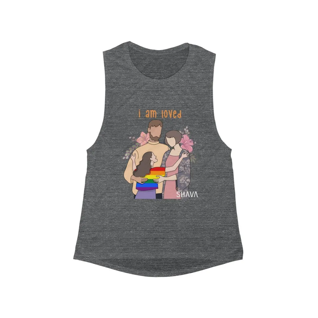 Affirmation Feminist Pro Choice Tank Top Women’s Size – I Am Loved (Child)