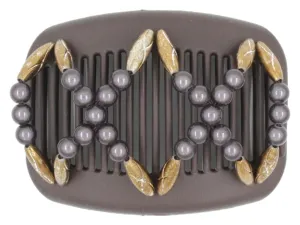 African Butterfly Hair Comb - Dalena Brown 135