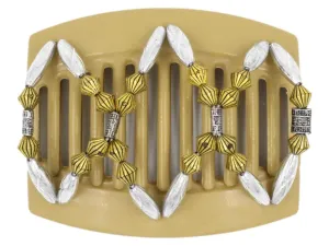 African Butterfly Thick Hair Comb - Dalena Blonde 73