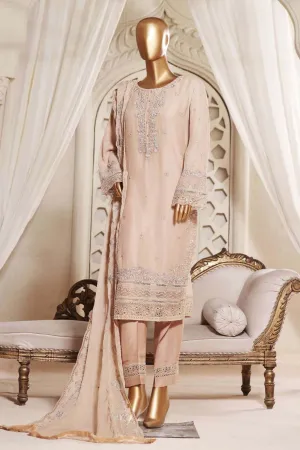 Afsaany by Sada Bahar Stitched 3 Piece Chiffon Vol-02 Collection'2024-CR-03-Fawn