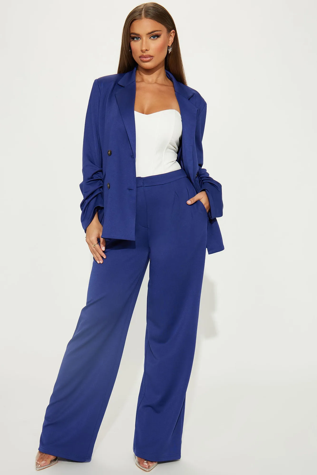 After Hours Blazer Set - Navy