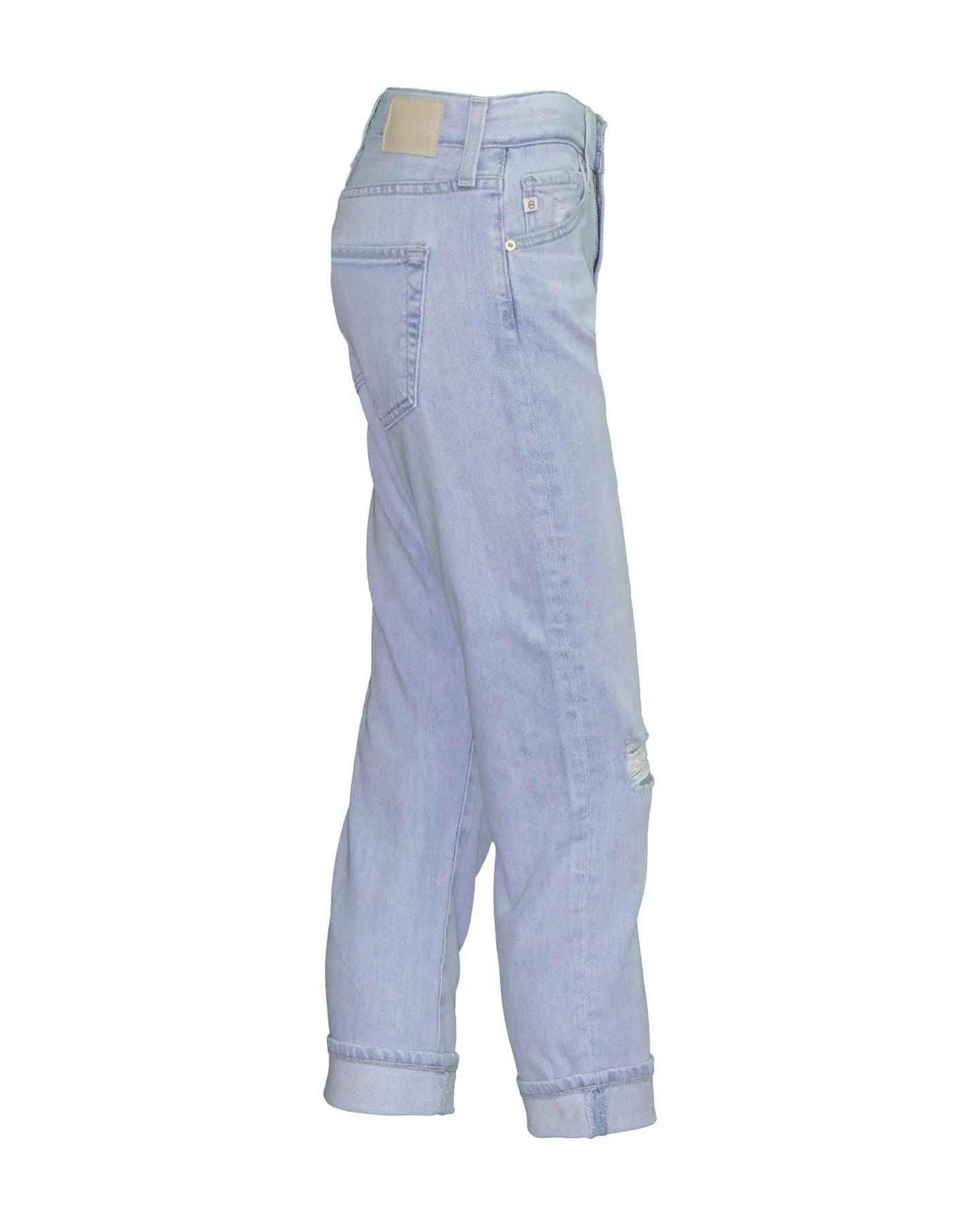 AG Jeans Ex-Boyfriend Slim Destructed Pants