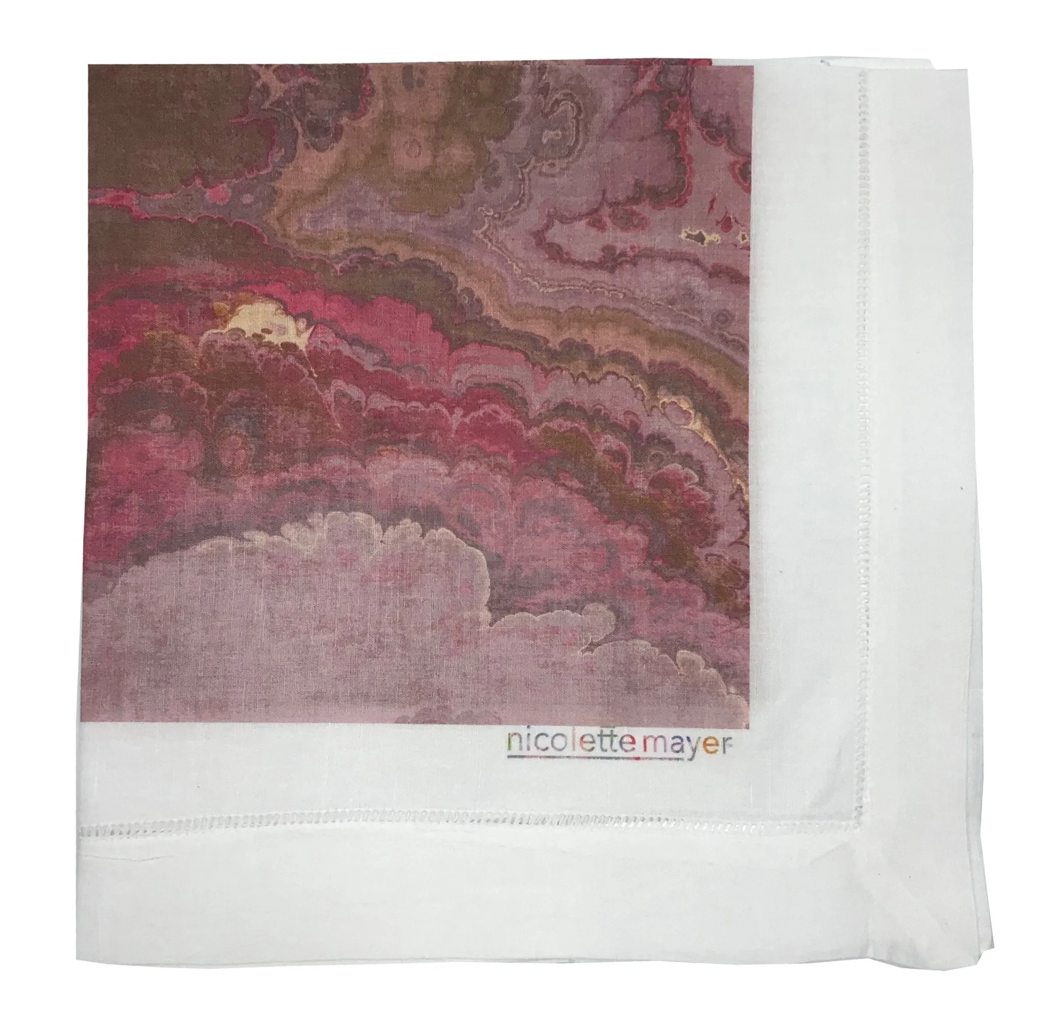 AGATE 22"x22" Cotton Sateen DINNER NAPKINS, SETOF 4