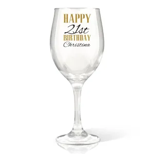 Age Wine Glass