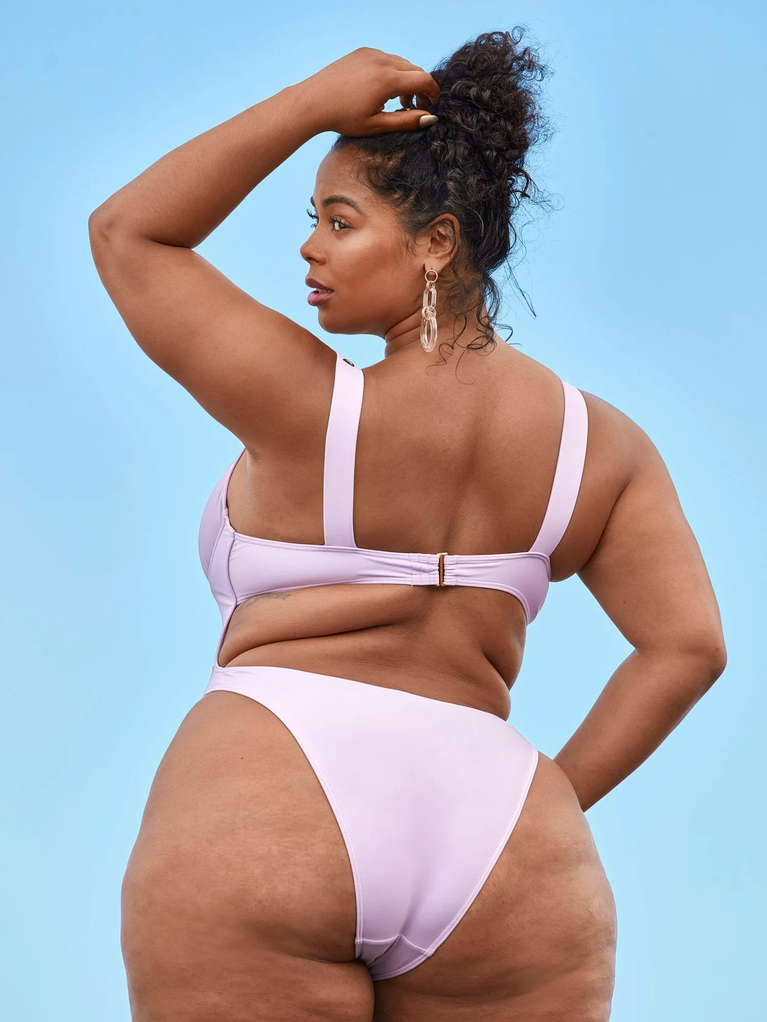 'Agent Violet' One-Piece Swimsuit - Tabria Majors X FTF