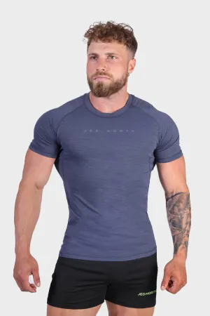 Agile Short Sleeve Training Tee - Steel Blue