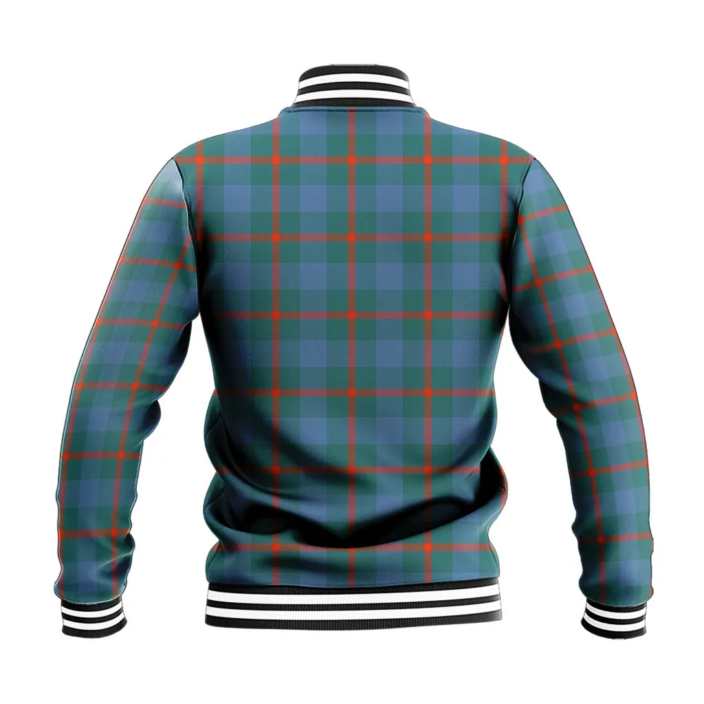 Agnew Ancient Tartan Baseball Jacket with Family Crest