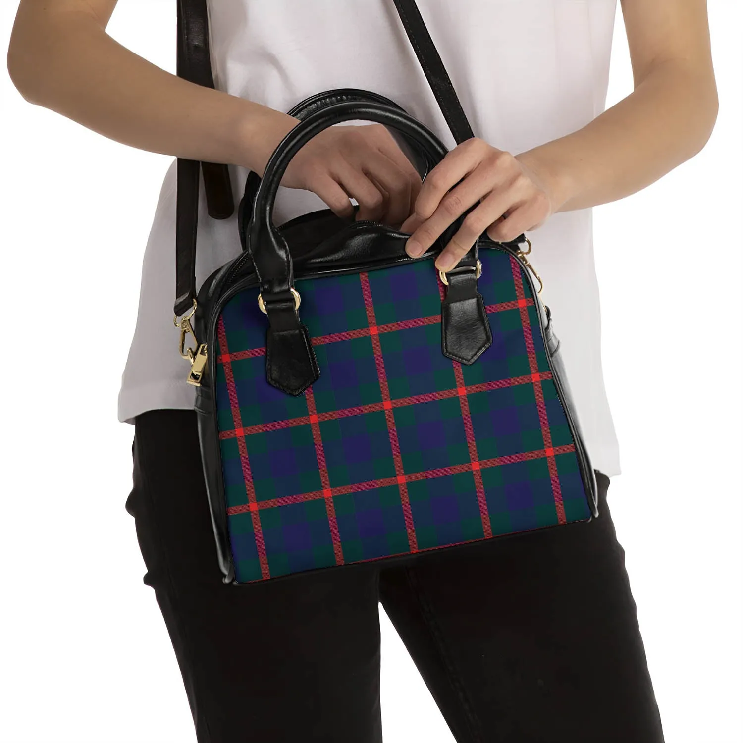 Agnew Tartan Shoulder Handbags