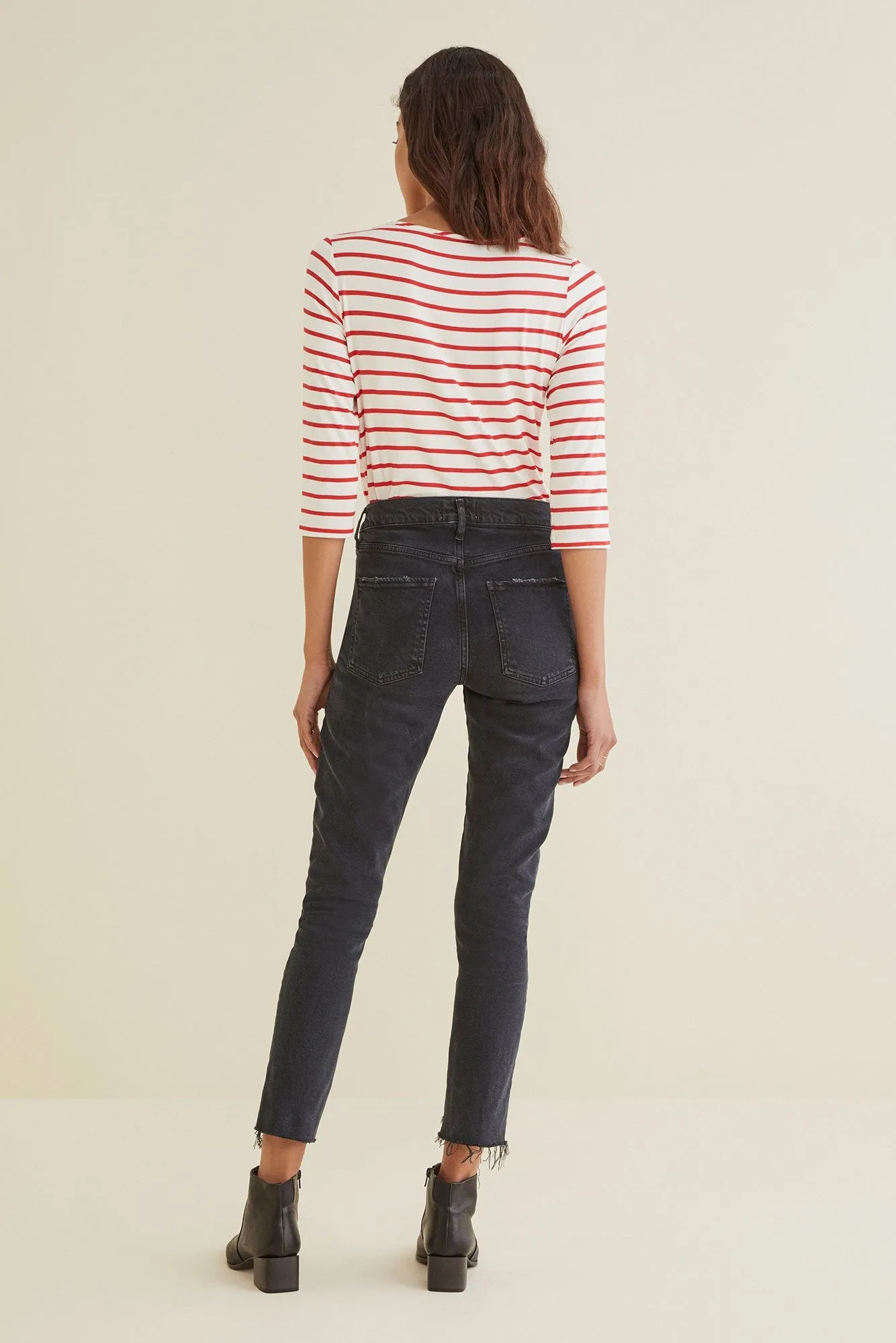 AGOLDE Toni Mid Rise Straight Jean