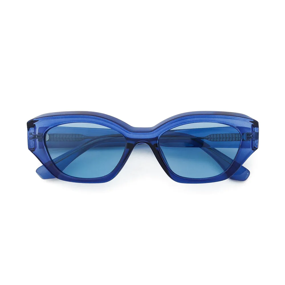 AIDEN | Transparent Blue | Blue Polarized Lens