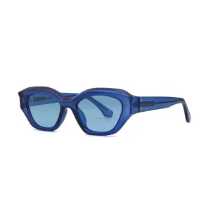 AIDEN | Transparent Blue | Blue Polarized Lens