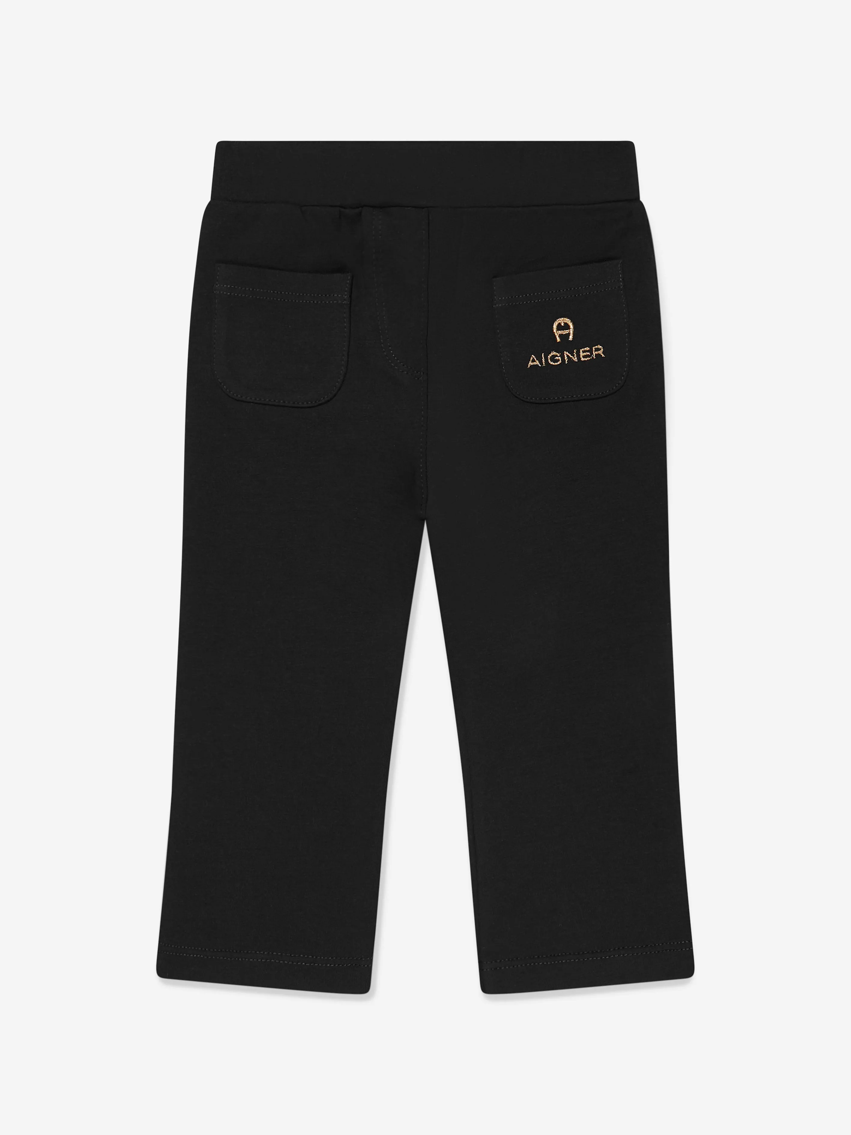 Aigner Baby Girls Logo Joggers in Black