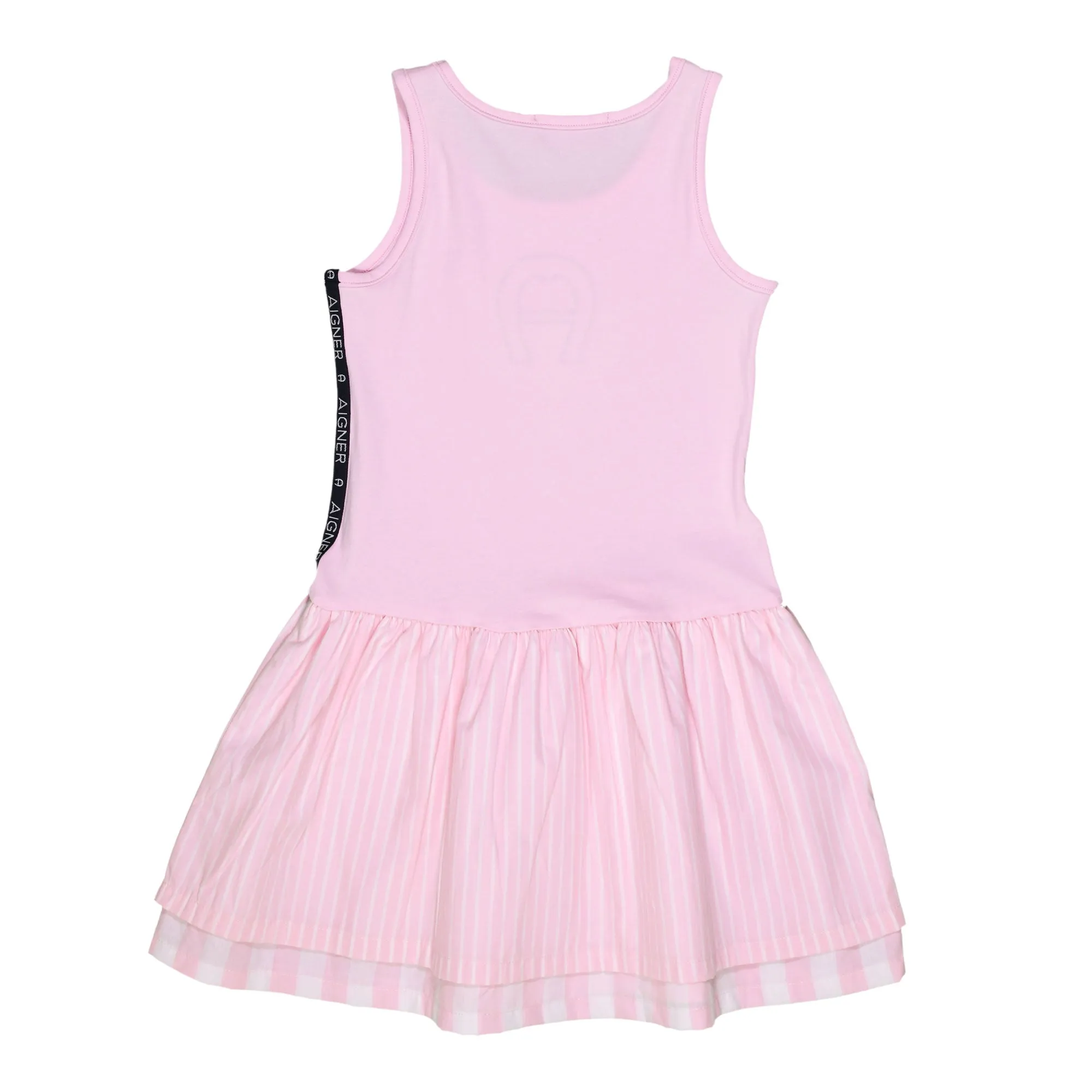 Aigner Kids White & Pink Set Dress