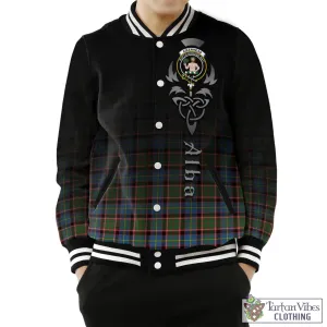 Aikenhead Tartan Baseball Jacket Featuring Alba Gu Brath Family Crest Celtic Inspired