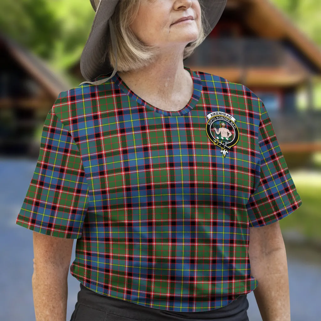 Aikenhead Tartan T-Shirt with Family Crest