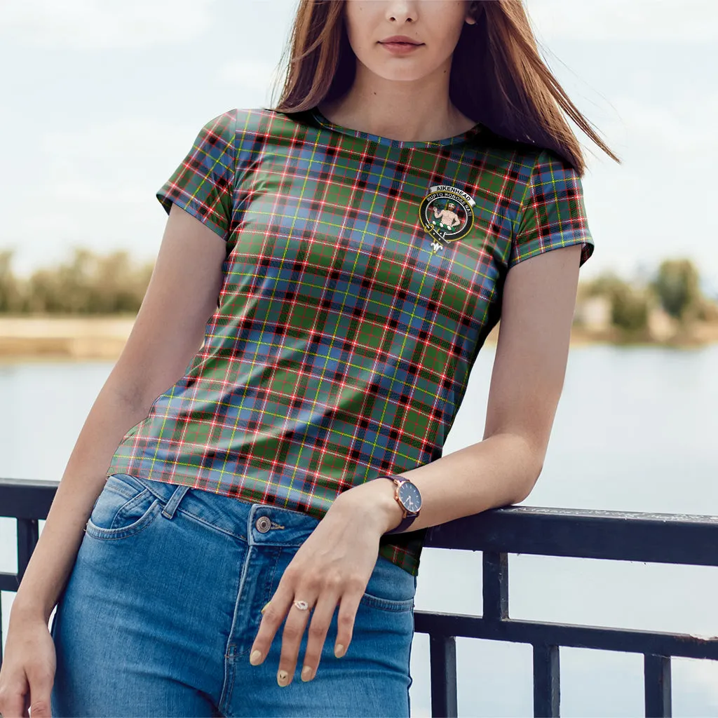 Aikenhead Tartan T-Shirt with Family Crest