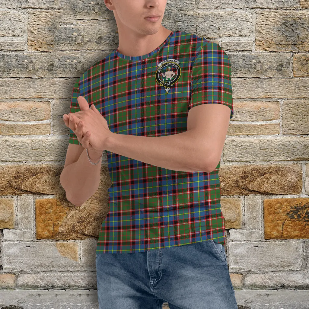 Aikenhead Tartan T-Shirt with Family Crest