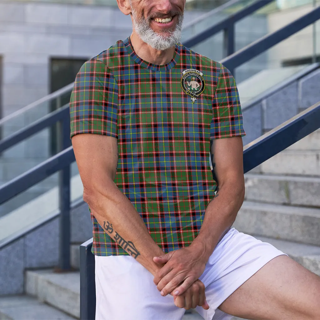 Aikenhead Tartan T-Shirt with Family Crest