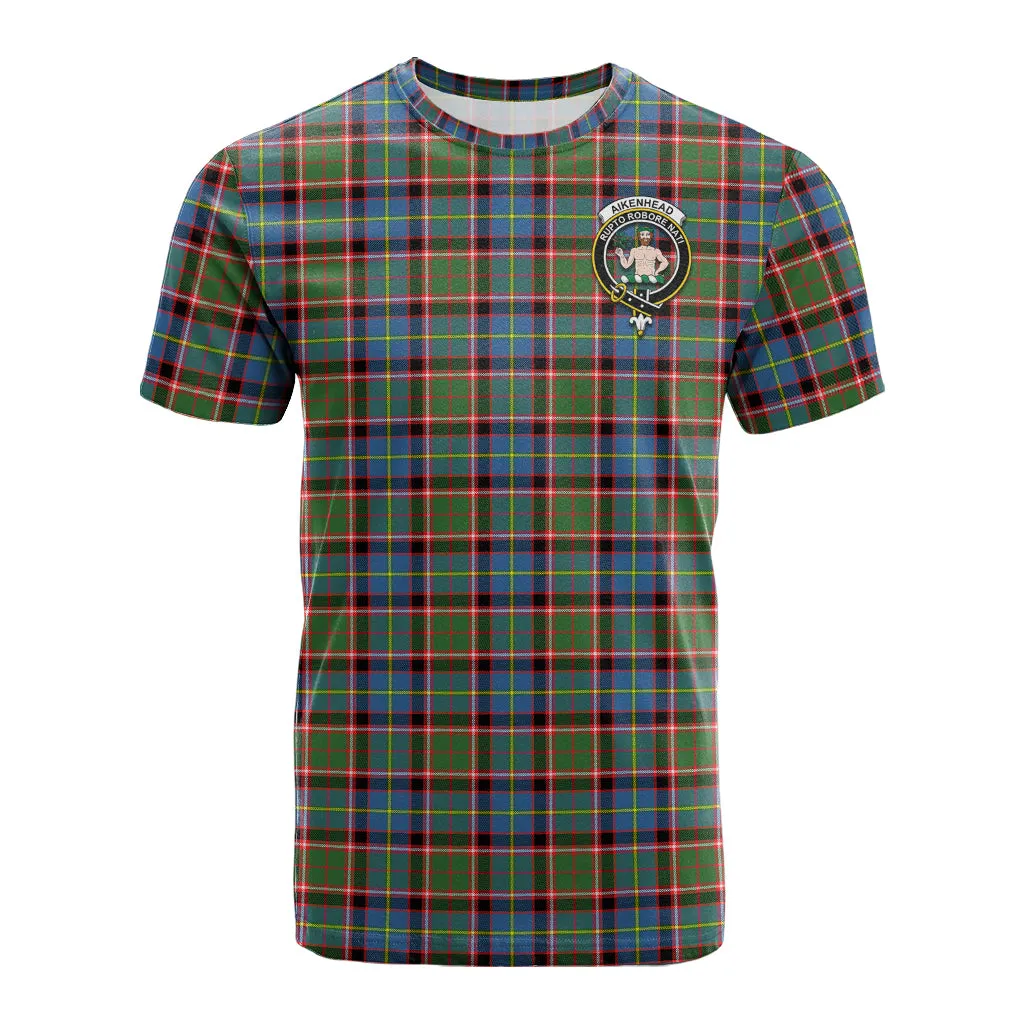 Aikenhead Tartan T-Shirt with Family Crest