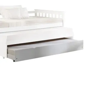 Ainsley Twin Trundle, White